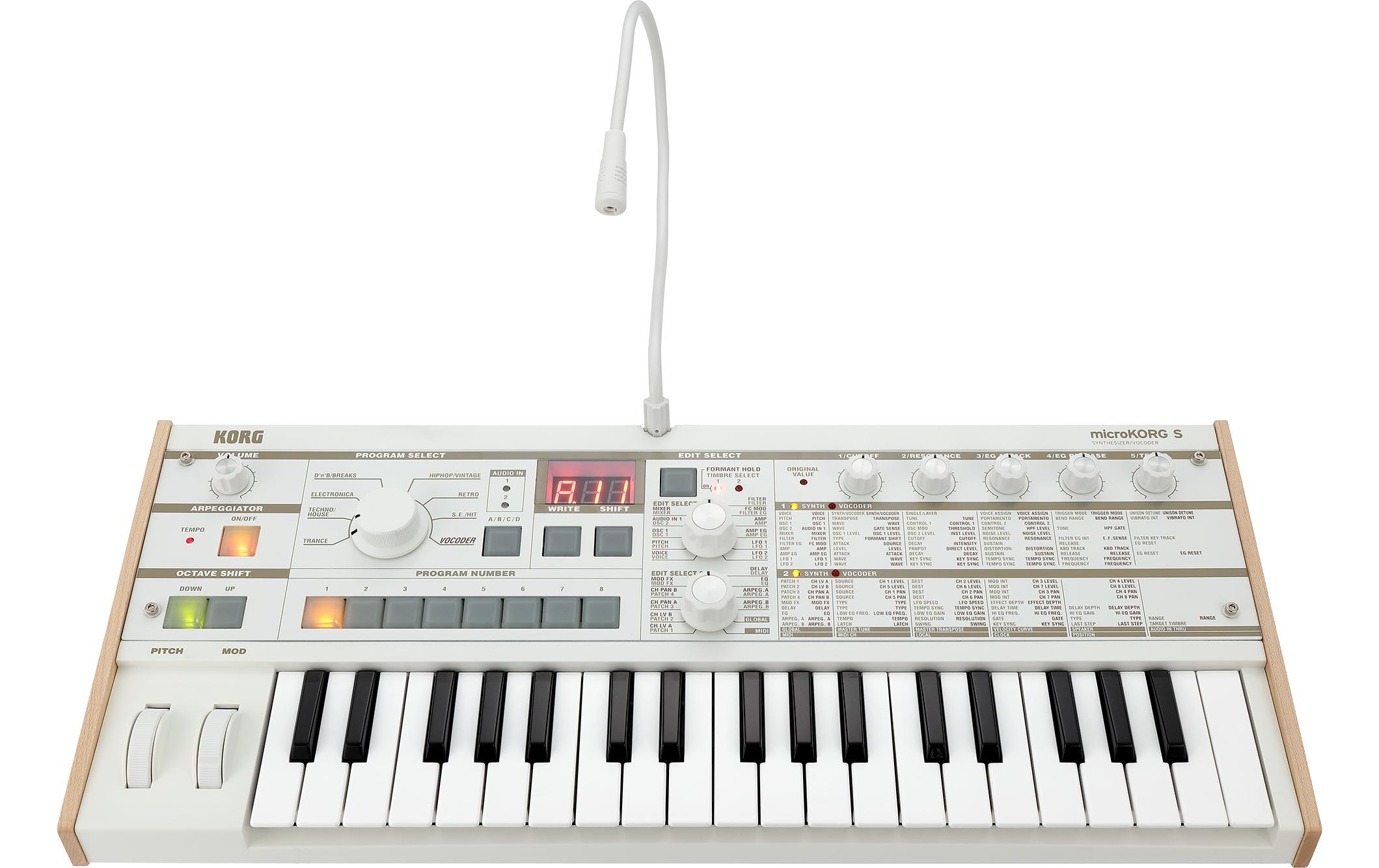Synthesizer microKORG S<br>Analog-Modeling-Synthesizer-Vocoder