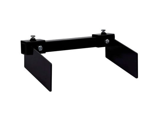 VIDAXL - Accessoire rasoir Adaptateur de chasse-neige pour tondeuse à gazon noir