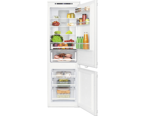 Amica EKGCS 387 950 inbouwkoelkast met vriezer, afmetingen (B x H x D): 54 x 177,6 x 55 cm, koelgedeelte: 177 l, vriesgedeelte: 64 l