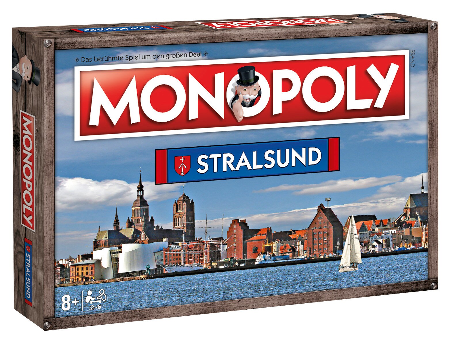 Monopoly - Stralsund Stadt City Edition Gesellschaftsspiel Brettspiel Spiel