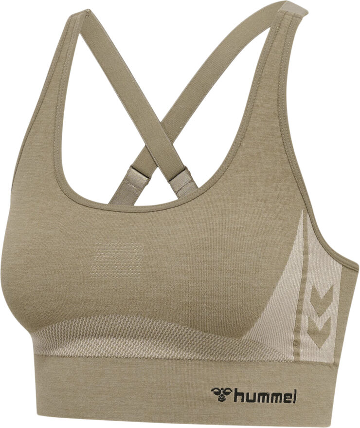 Hummel Clea Seamless sports bh Brun