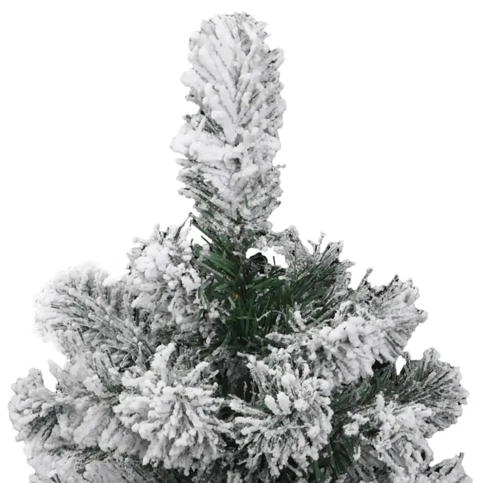 vidaXL - Gescharnierde Kunstkerstboom - Wit - 120 cm