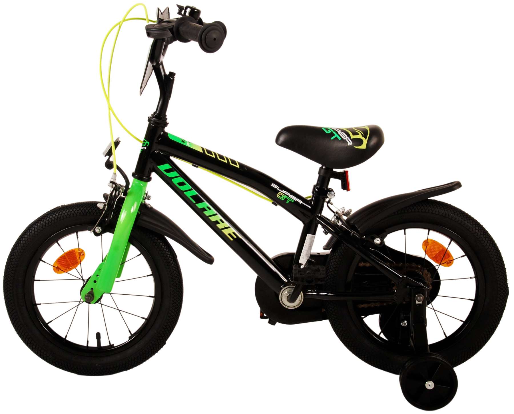 TPFSports Super GT Kinderfahrrad - Jungen - 14 Zoll - Rücktritt + Handbremse - Blau