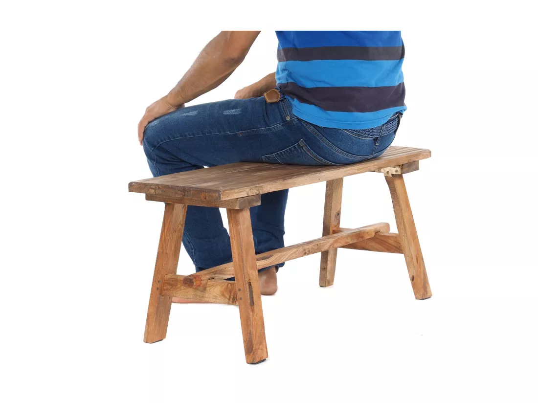 BANC ANZIO Bois massif, pliable