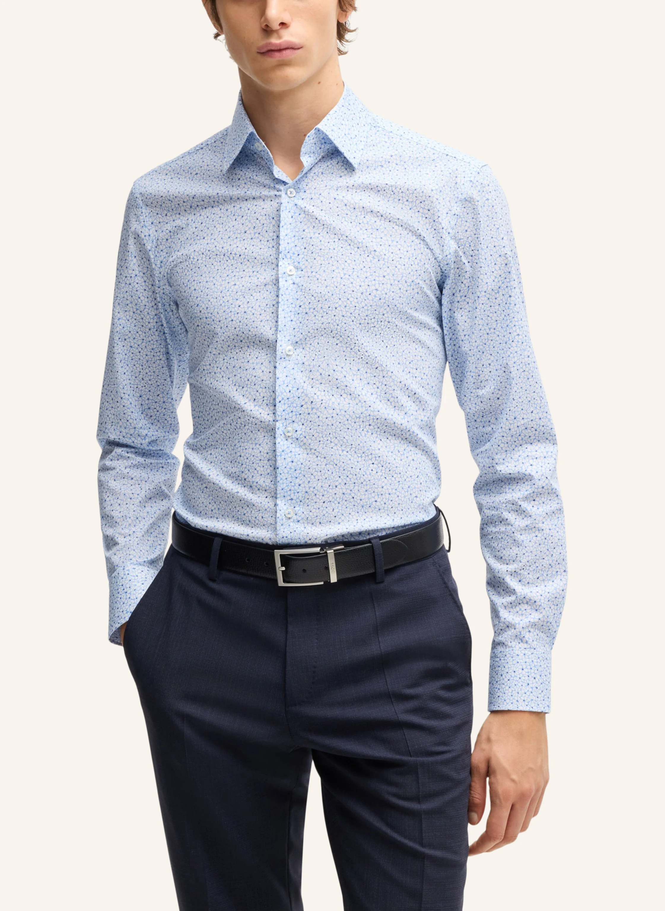 BOSS Business Hemd H-HANK-KENT-C1-214 Slim Fit