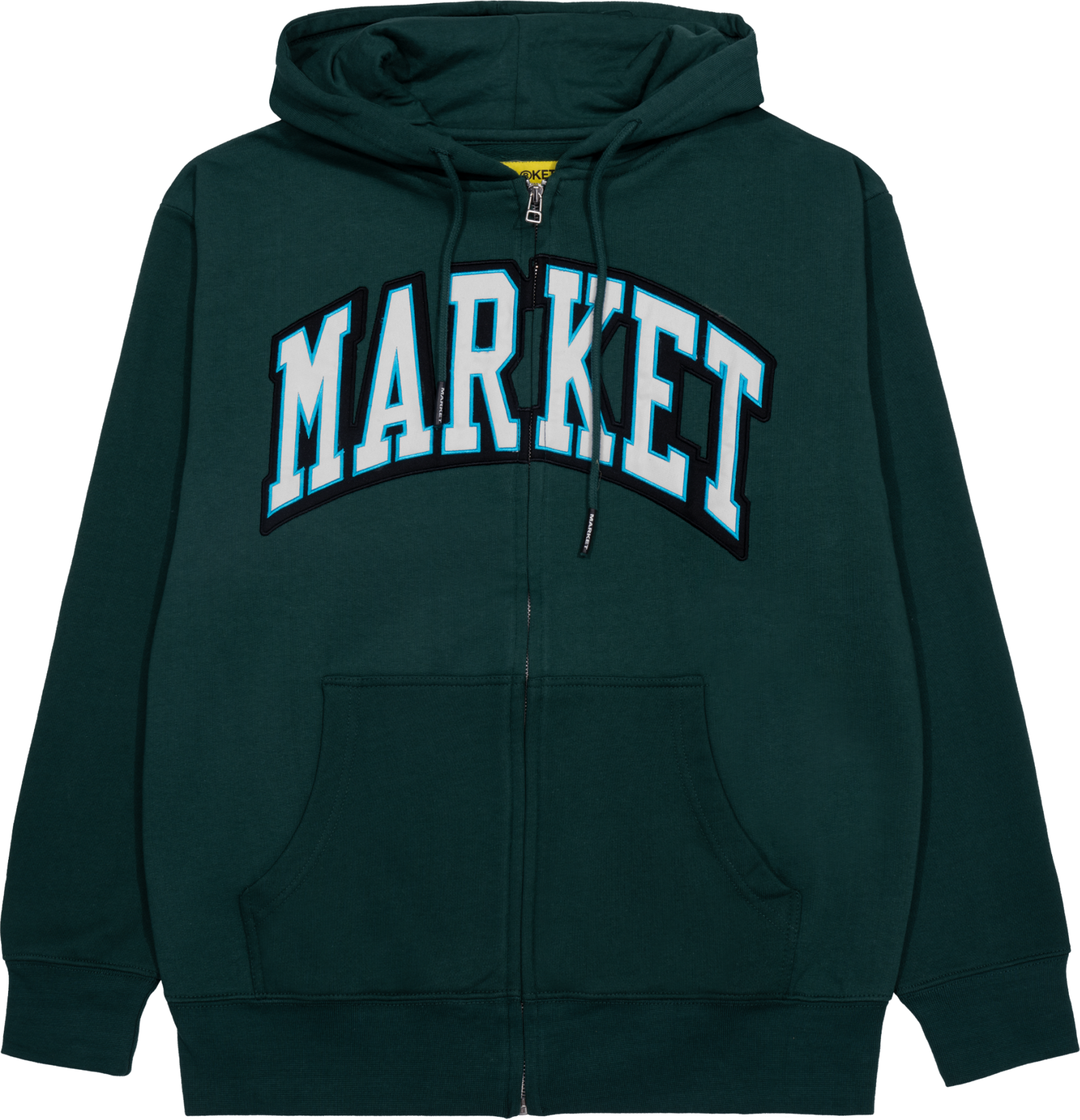 Market Arc Zip-Up Hoody Grün