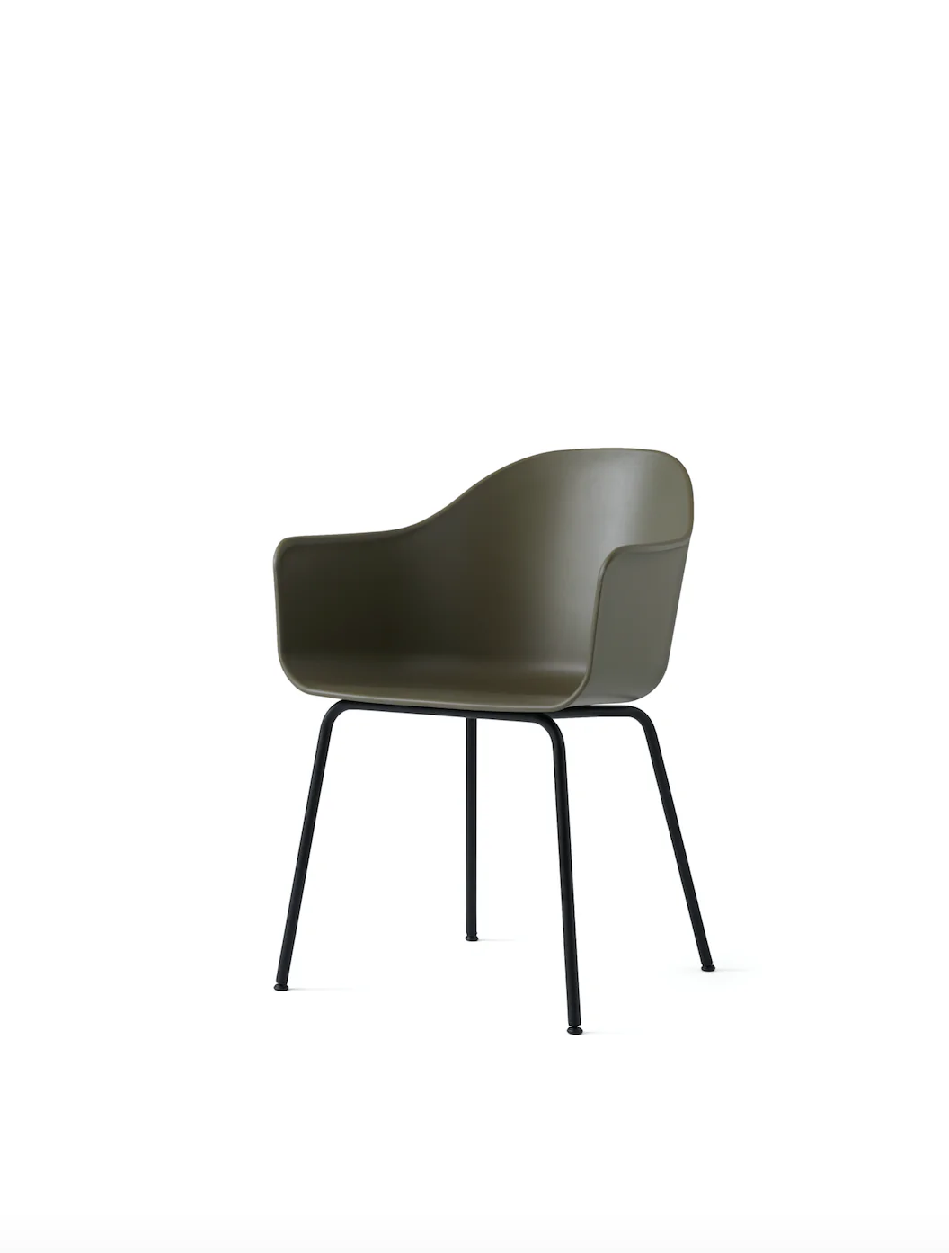 Audo Copenhagen  Harbour Chair - Olive/Black Steel