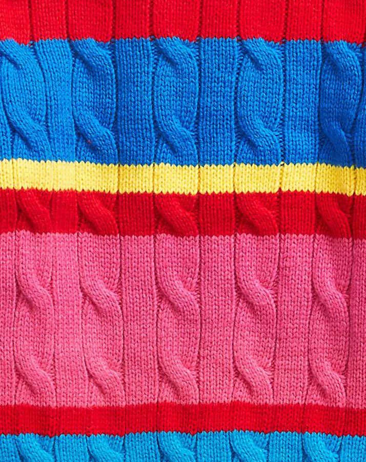 Strickpullover STRIPE TOPS in pink/multi