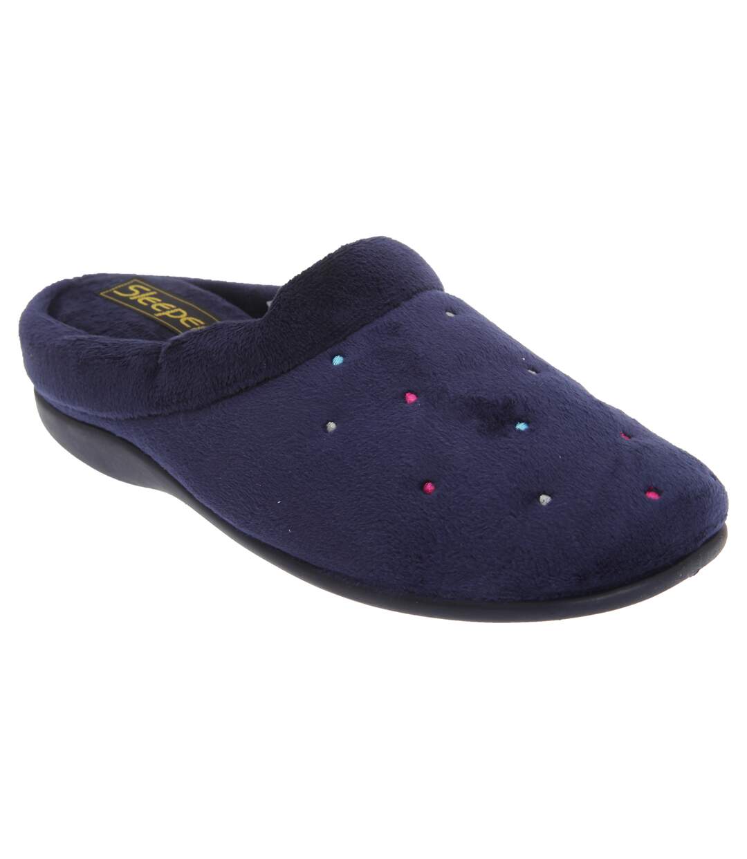 Sleepers Charley - Chaussons à mémoire de forme - Femme (Bleu marine) - UTDF281