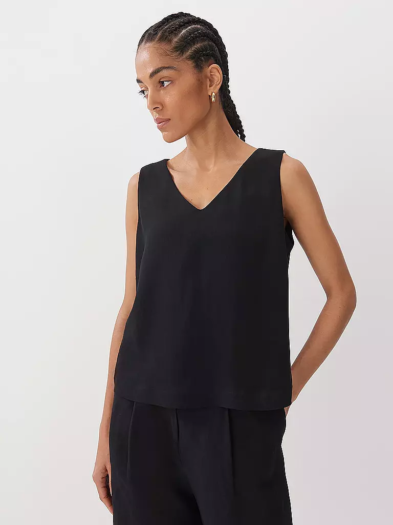 SOMEDAY Bluse ZIMBA DETAIL schwarz