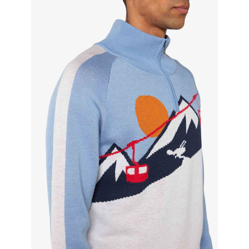 Afterski Sweater - Pull en laine mérinos homme