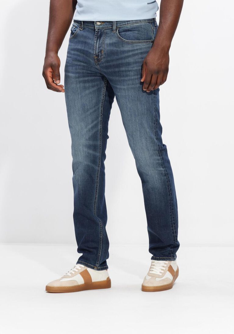 blauwe 7 for all mankind slim fit jeans slimmy