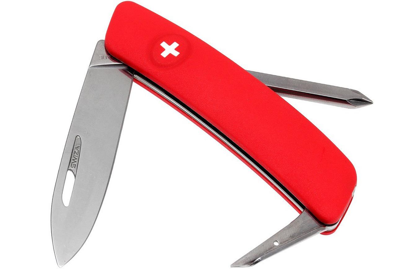 Swiza D02 Zwitsers zakmes, rood