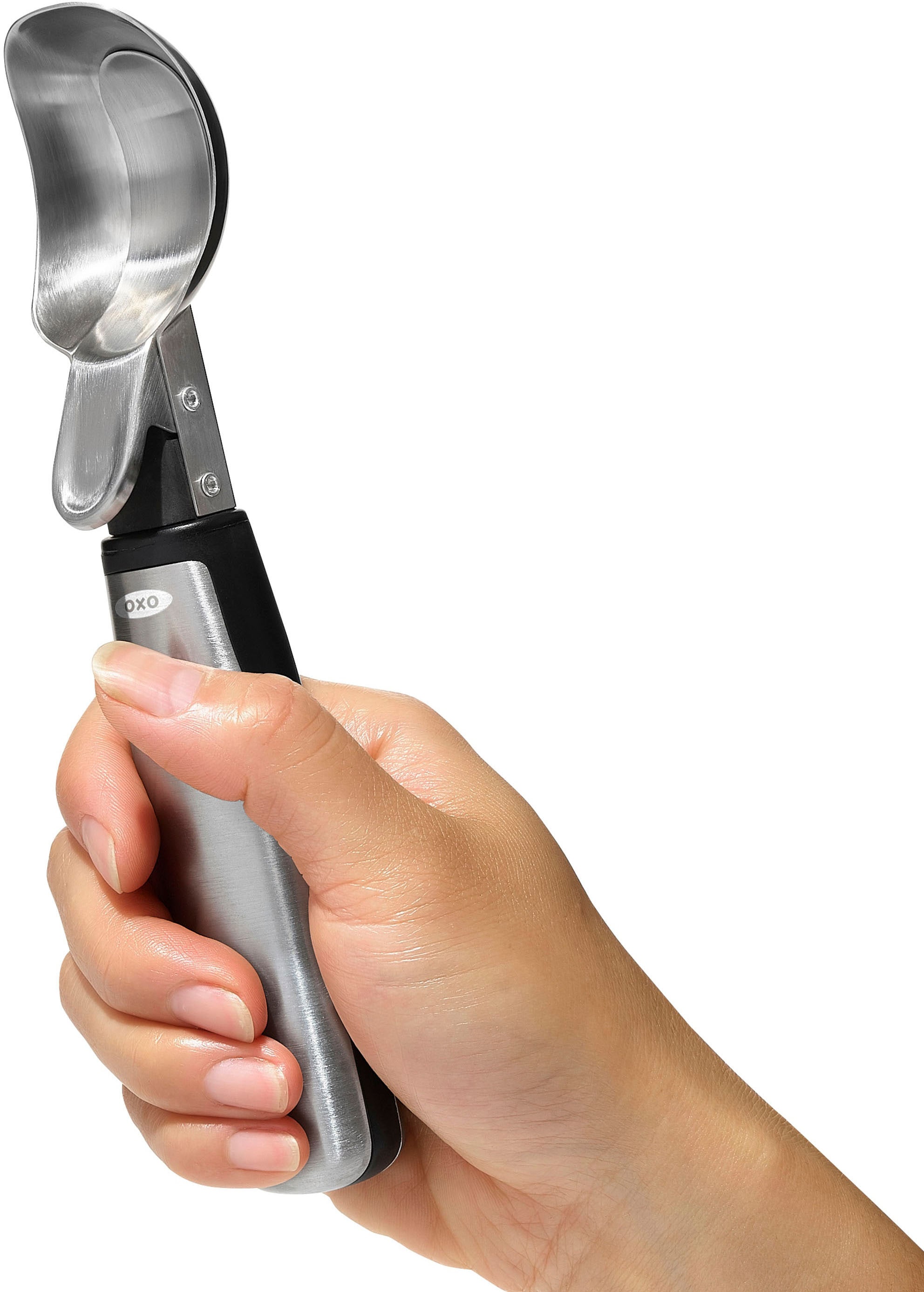 OXO Good Grips Eisportionierer Edelstahl, ergonomisch geformt