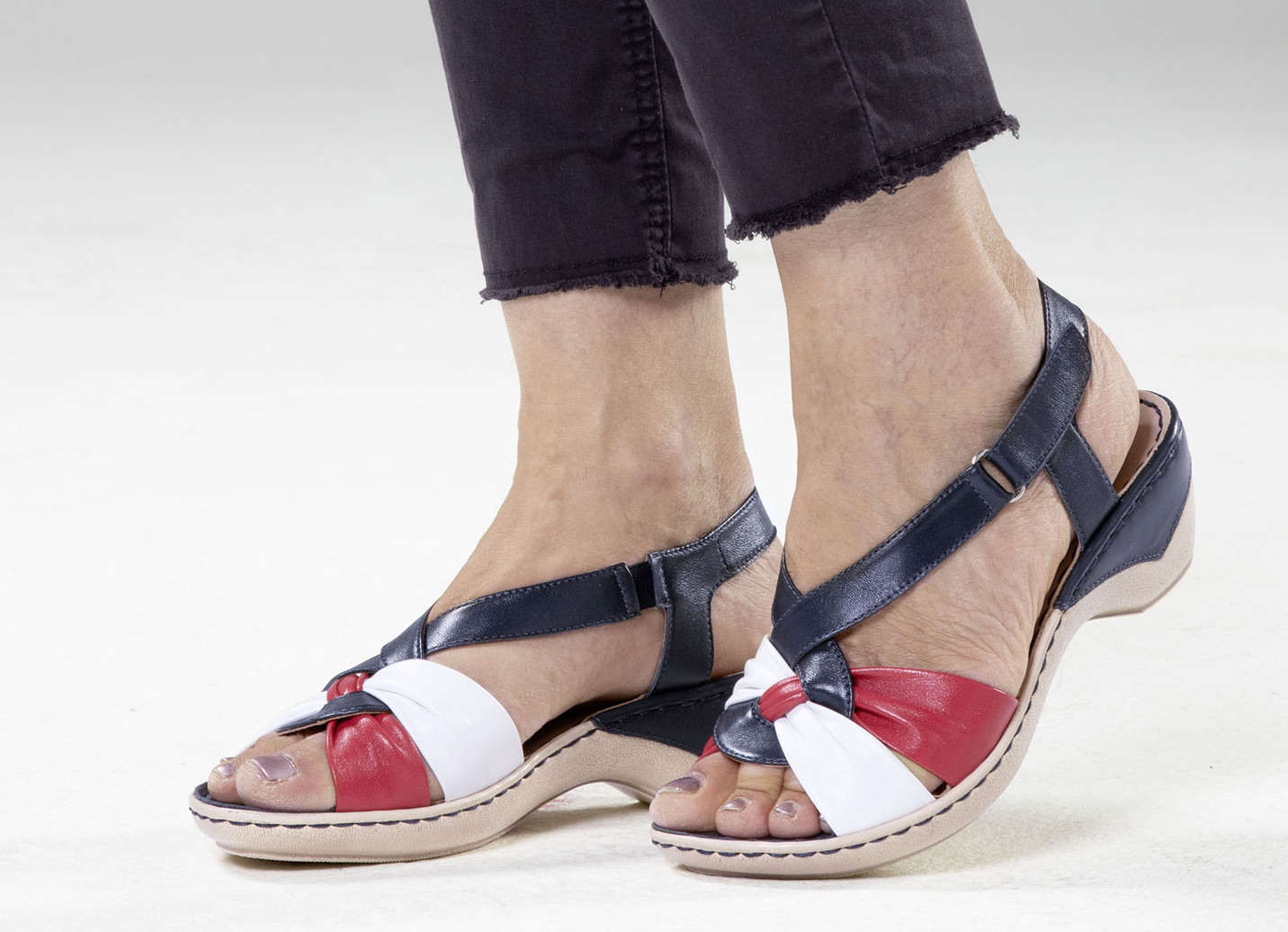 ELENA EDEN Sandalette aus Nappaleder
