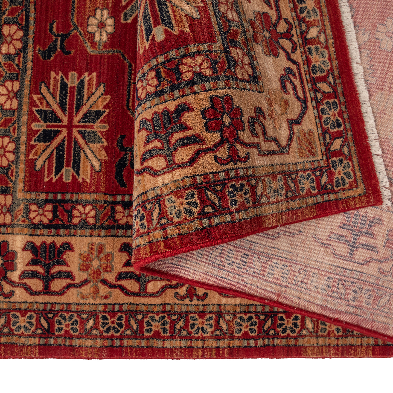 Teppich SAHARNA - rot-multicolor - 160x230 cm