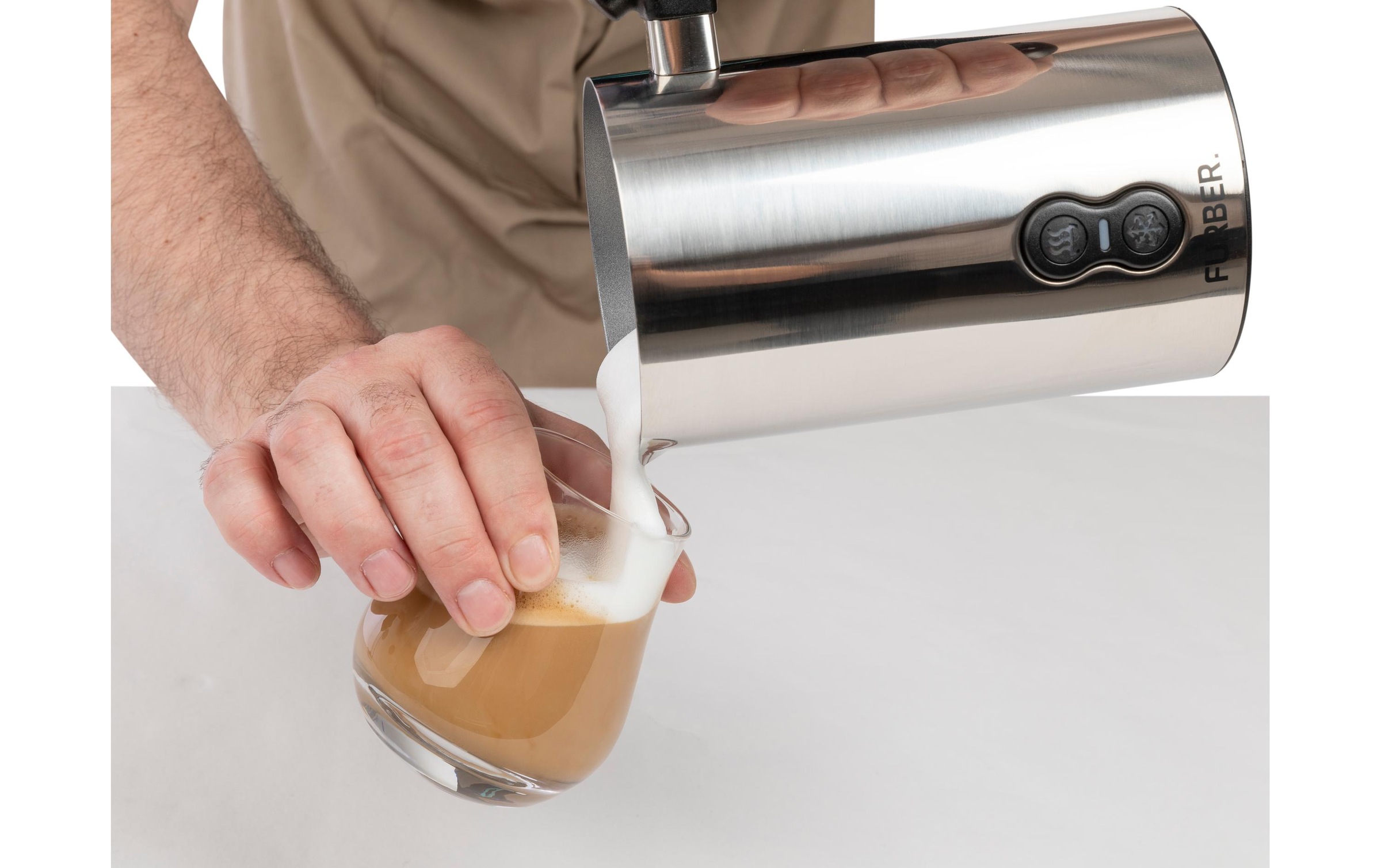 FURBER Milchaufschäumer »Foamy Edelstah« 500 W