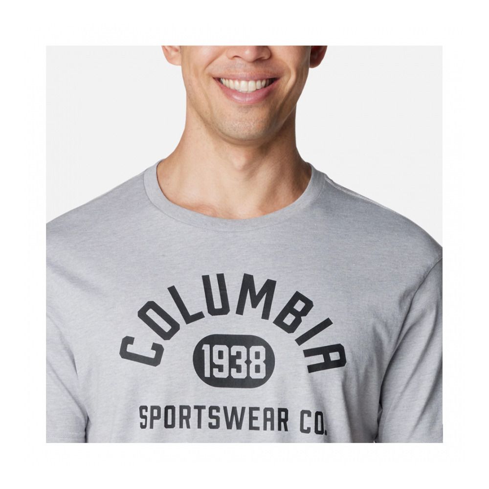 Columbia CSC BASIC LOGO - Tee-shirt Homme grey