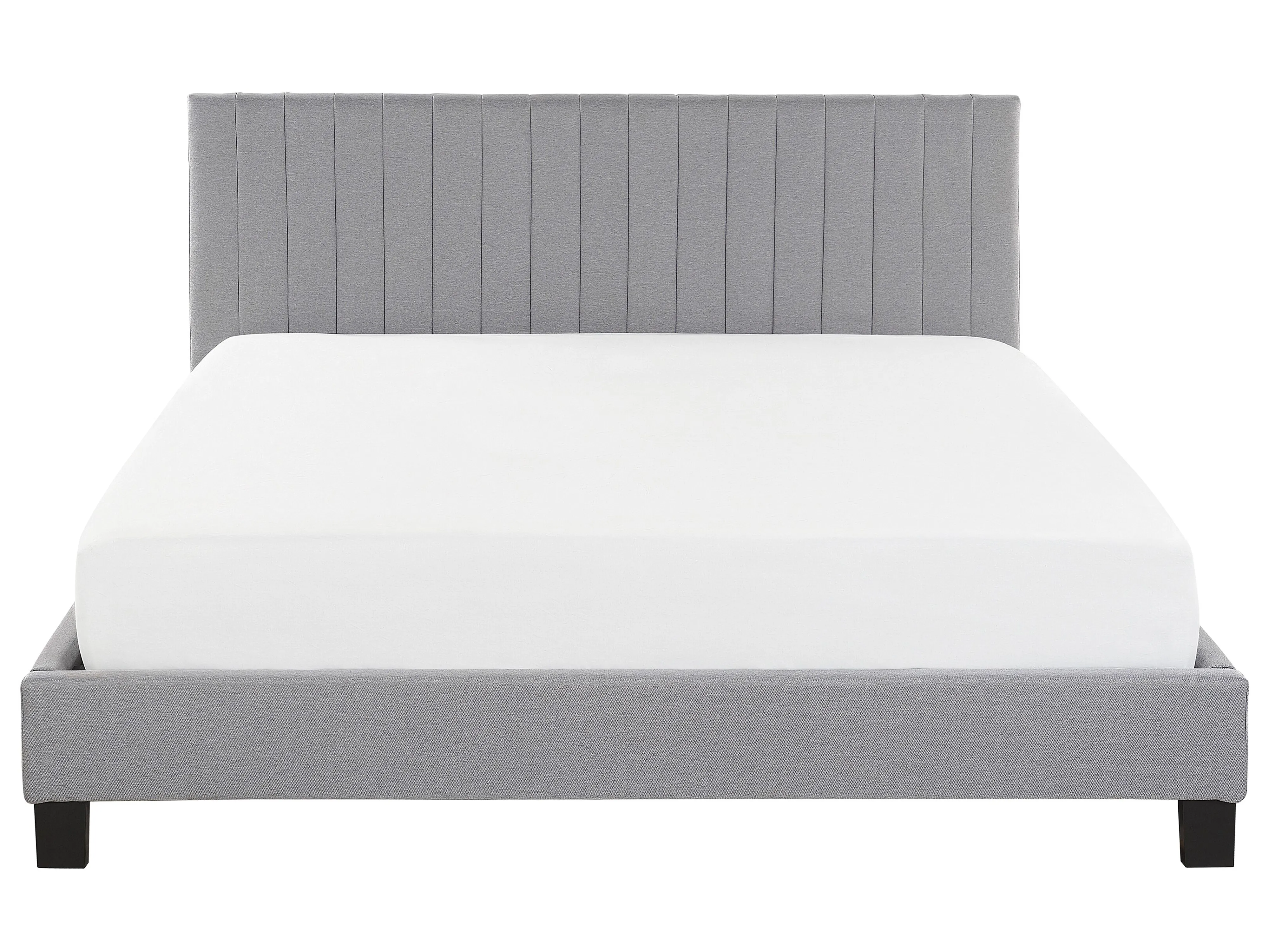 Bed Stof POITIERS 180 x 200 cm Lichtgrijs