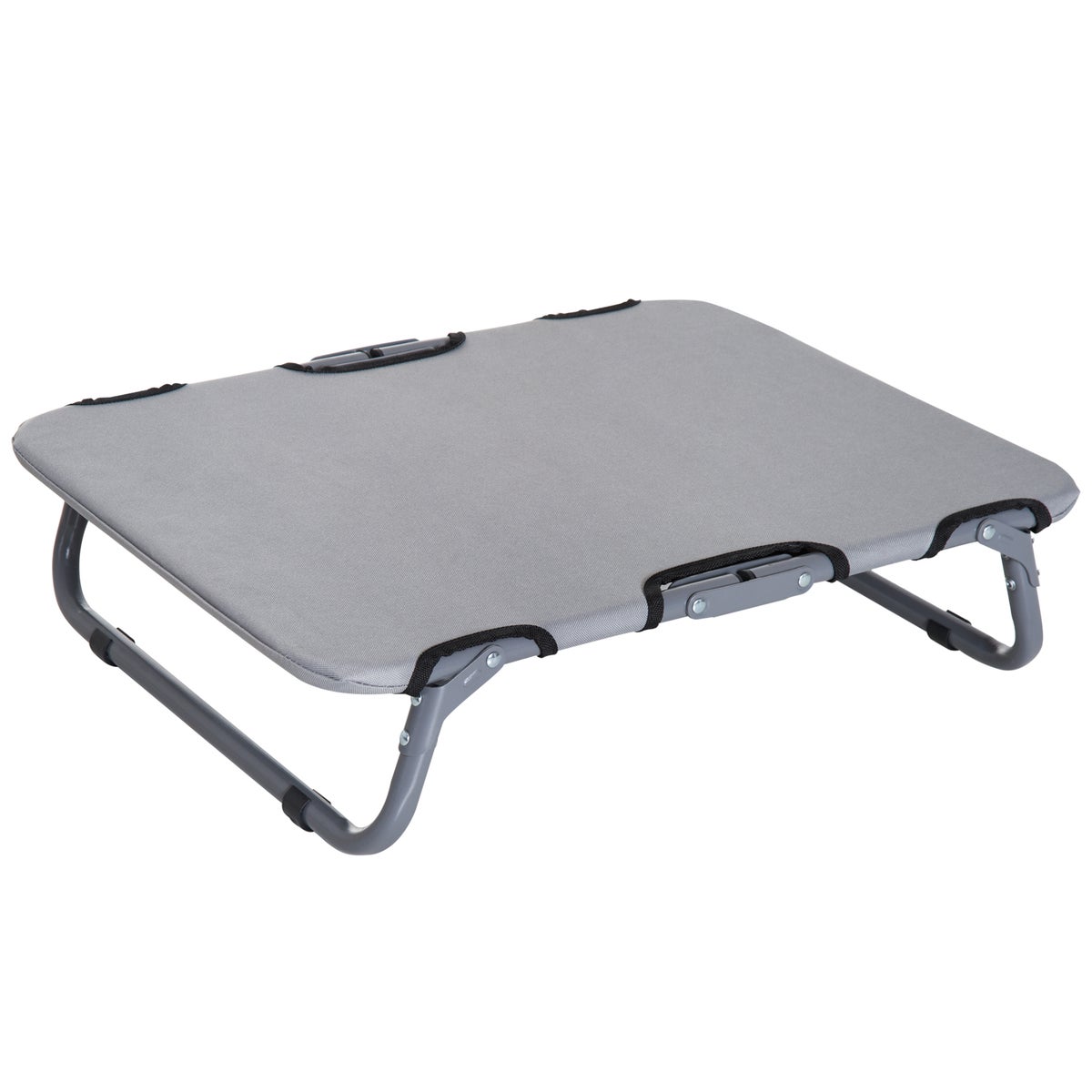 PawHut hondenbed, 59L x 46B x 15H cm, stalen buis, 600D Oxford, grijs