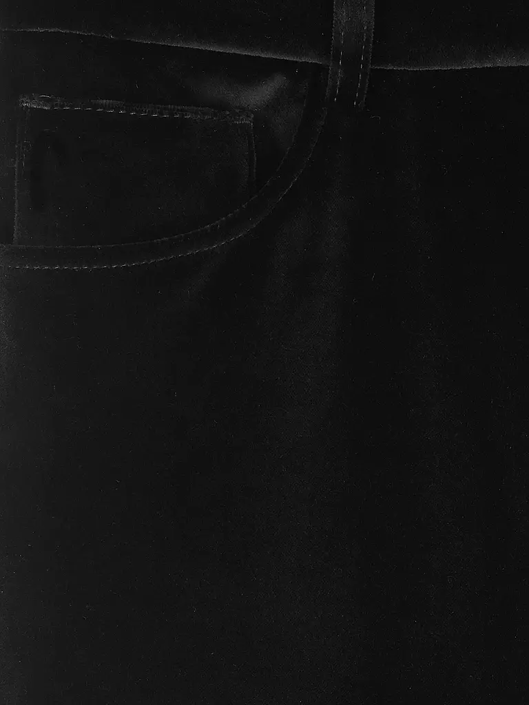 OFFICINE GENERALE Hose ROMY VELVET schwarz