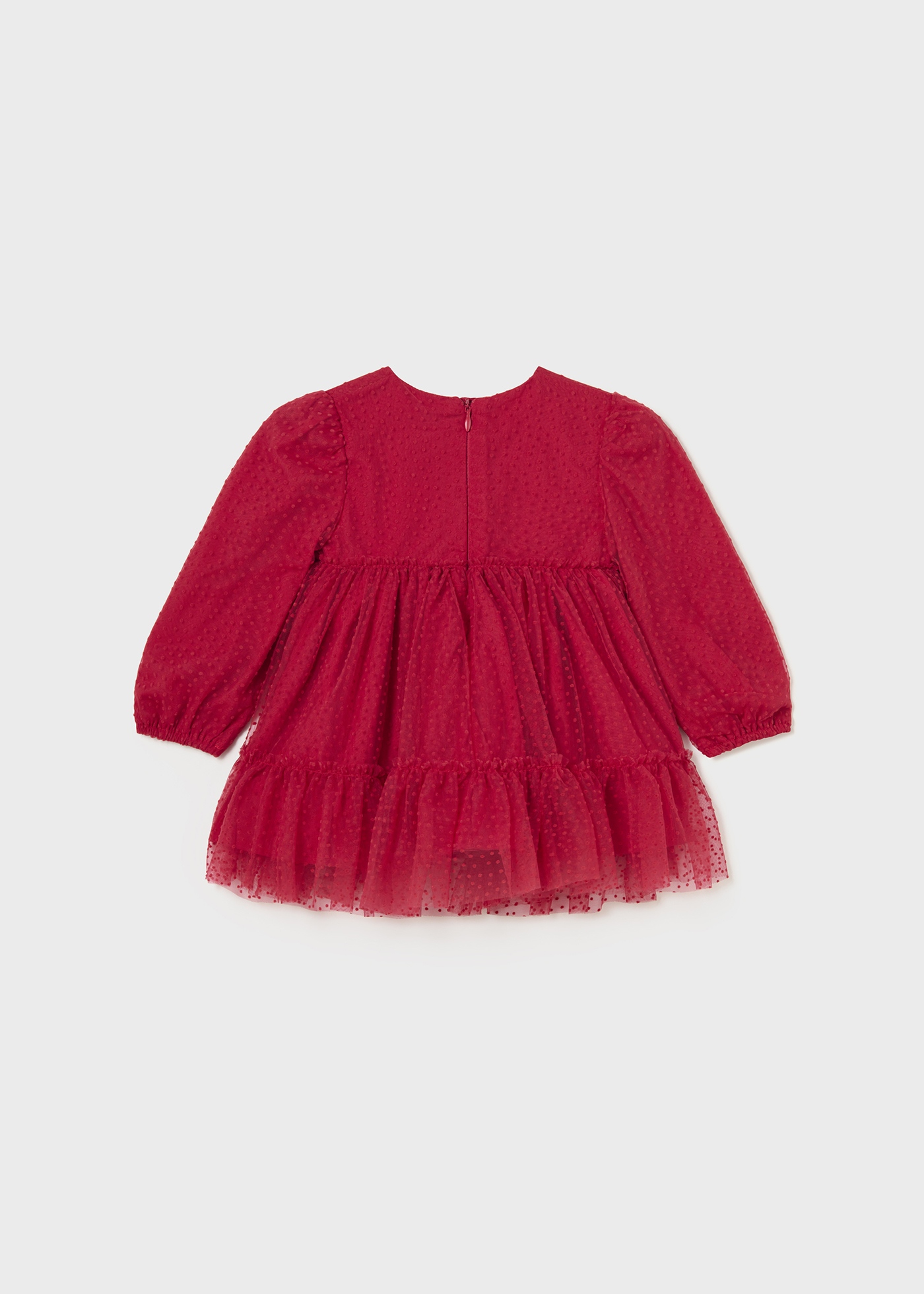 vestido de tule para bebê