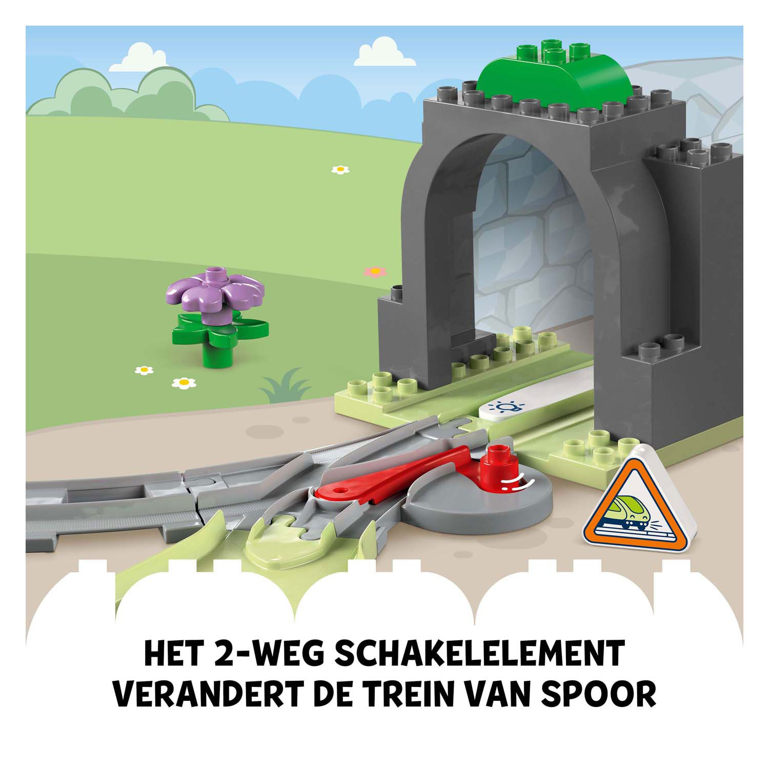LEGO DUPLO Town 10425 Treintunnel en Rails Uitbreidingsset
