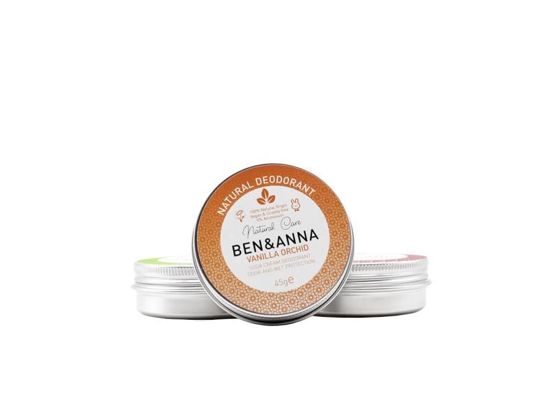 Ben & Anna Deo Crème Vanilla Orchid 45 g Zuverlässiger und natürlicher Deo Cremestick mit Vanille-Duft
