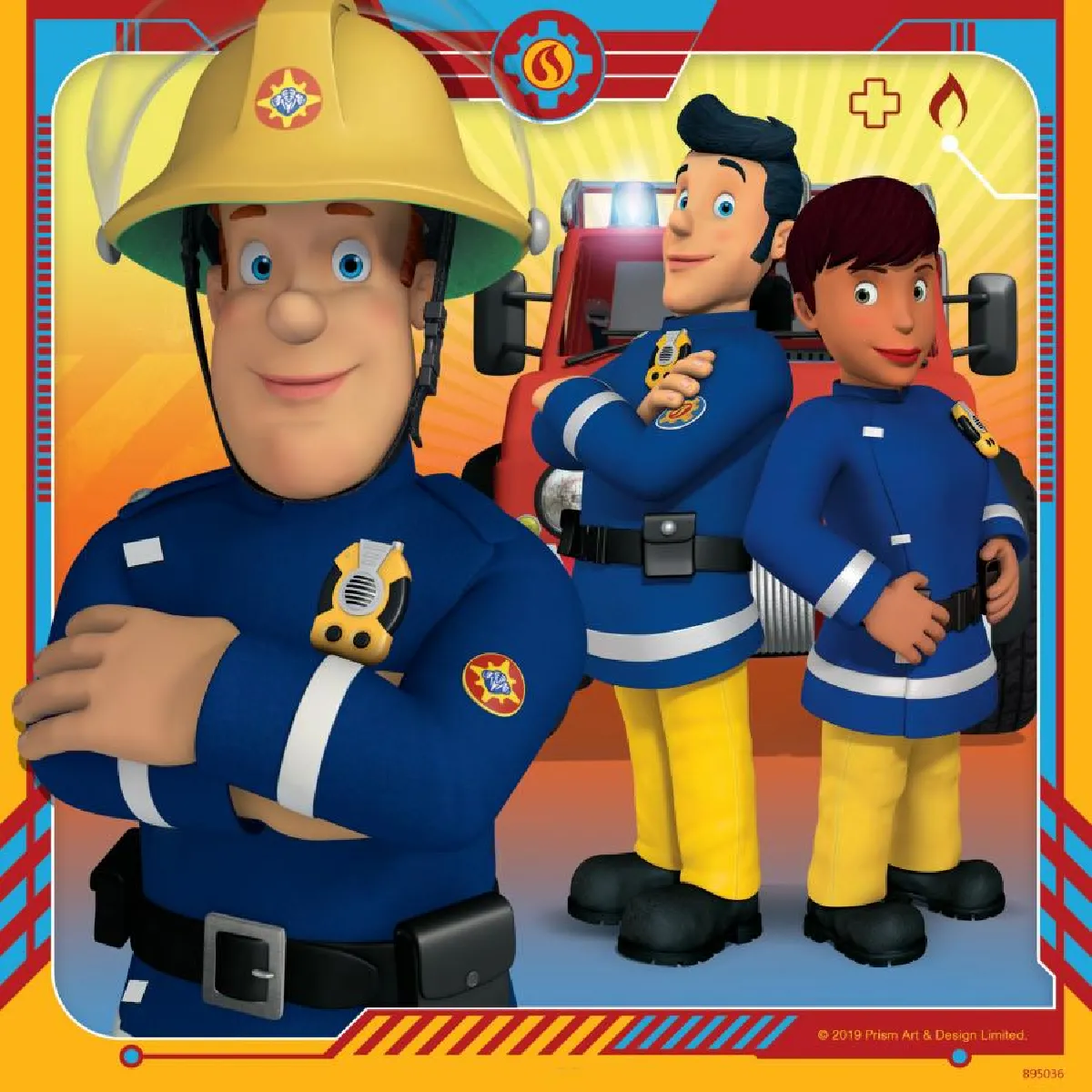Ravensburger Sam Le Pompier - Puzzles 3x49 pièces