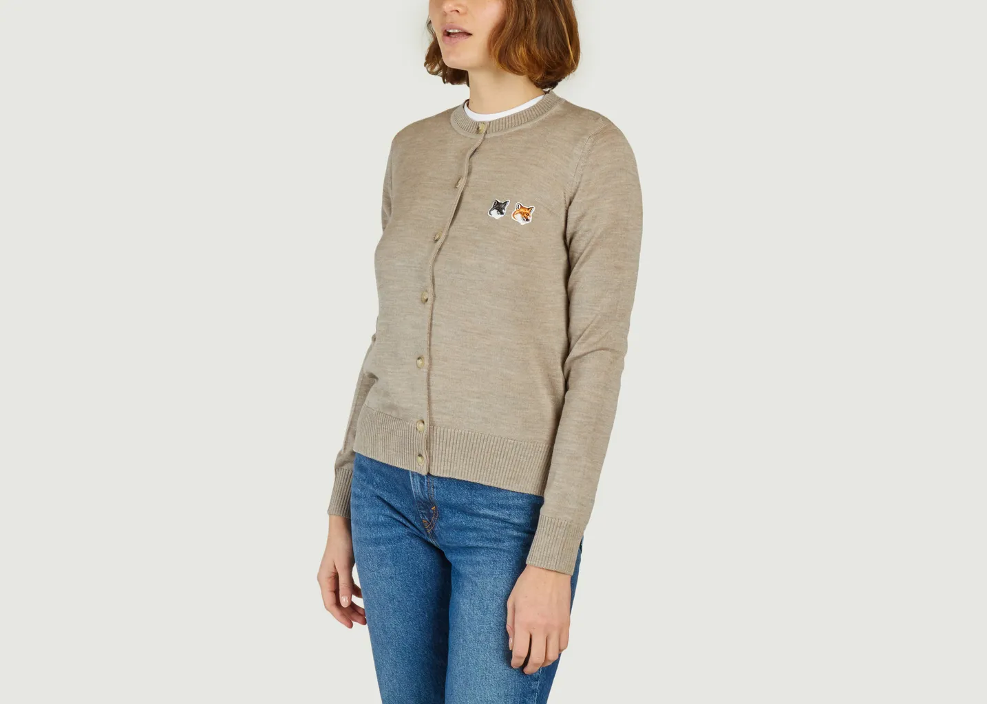 Cardigan Fox Head Maison Kitsuné