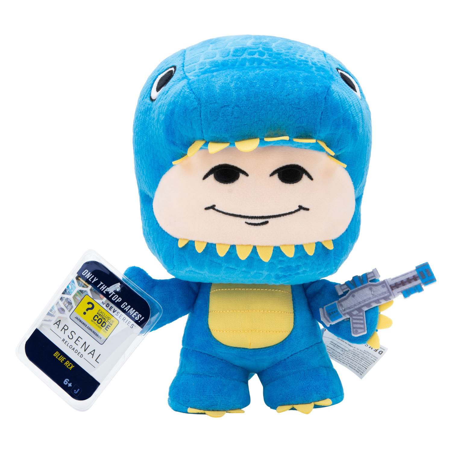 Devseries Knuffel Pluche - Arsenal: Blue Rex, 20cm