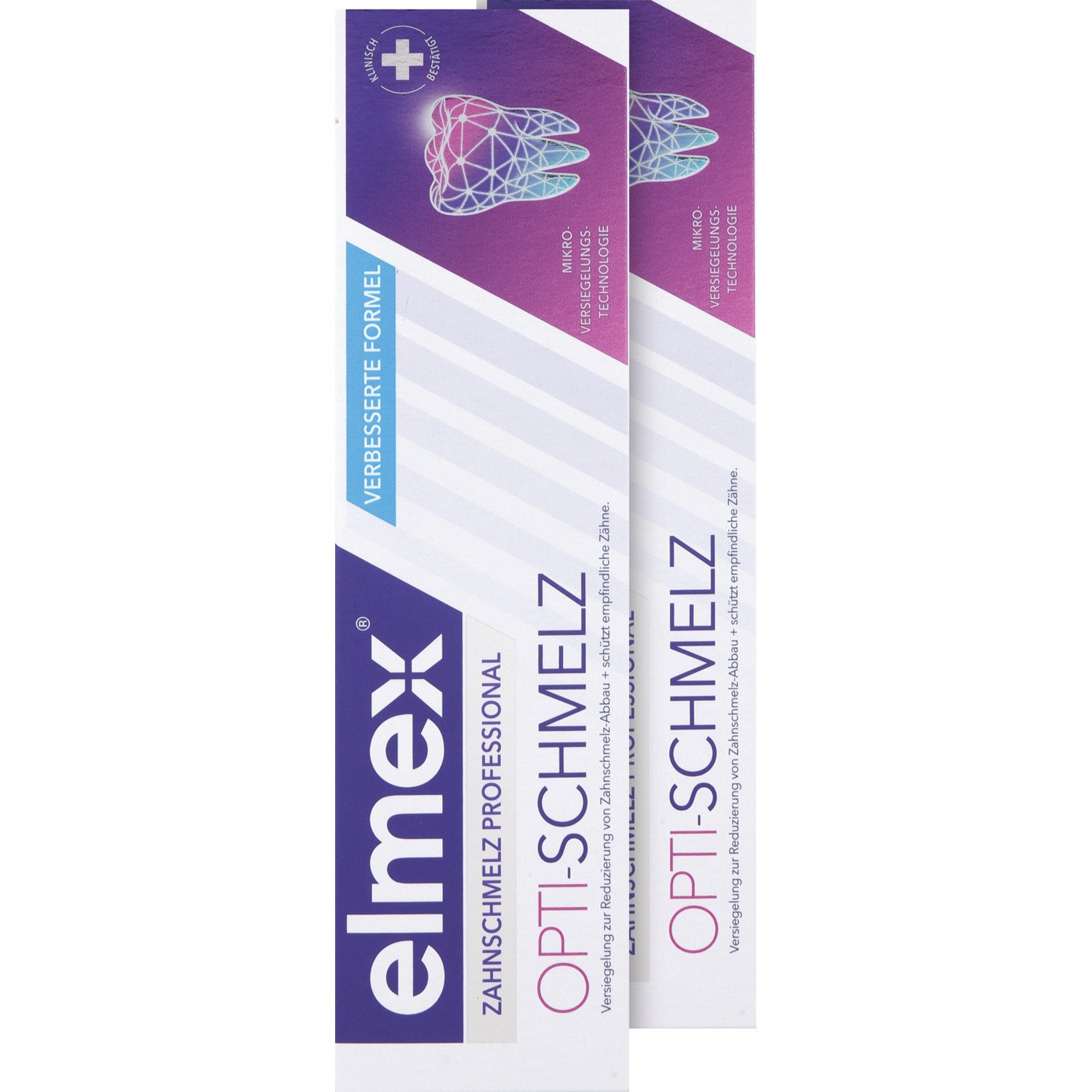 Elmex Zahnpasta Opti-Schmelz 2 x 75 ml