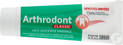 Arthrodont Classic Pâte Dentifrice Gingivale Gencives Irritées Tube 50ml