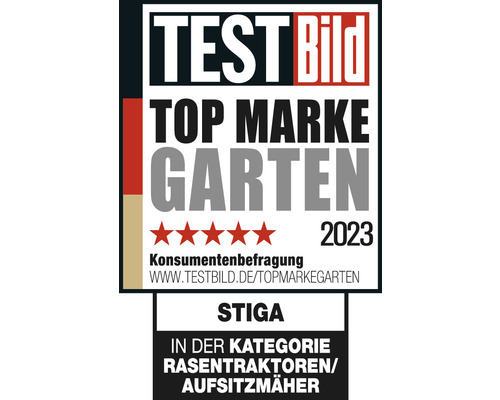 STIGA Tornado 398M zitmaaier, 6,5 kW, zij-uitworp