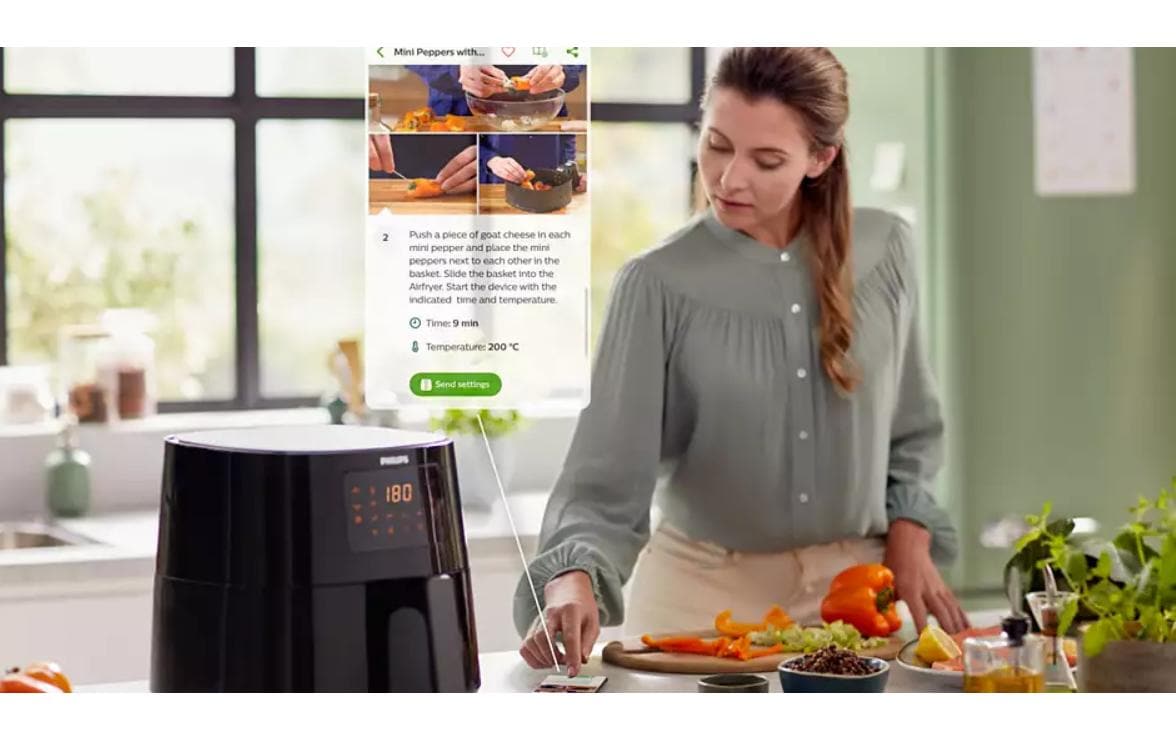 Heissluft-Fritteuse Essential Airfryer XL HD9280/91 1.2 kg<br>Vielseitige Fritteuse mit Rapid Air Heisslufttechnologie