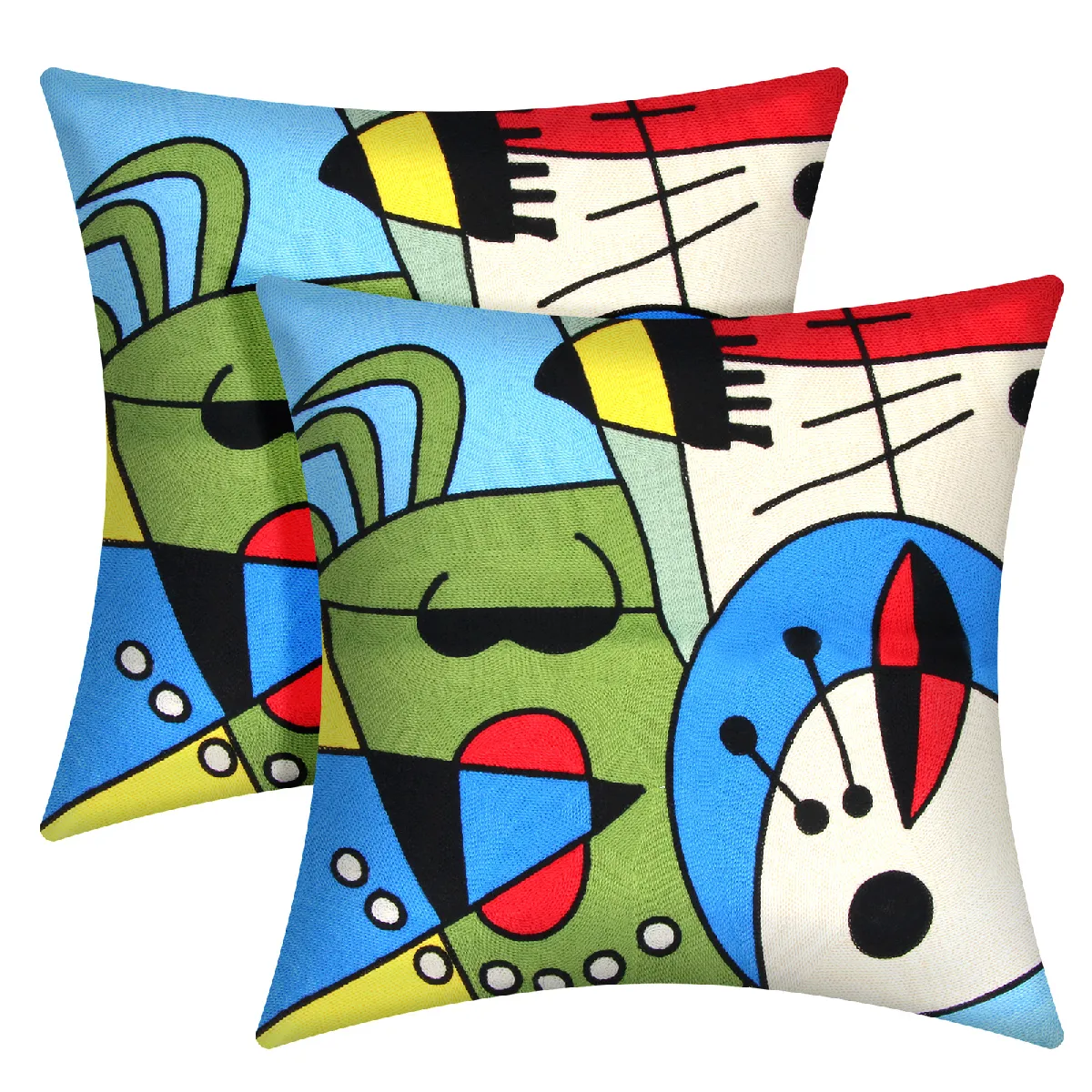 Avizar Art Pastela Housses de Coussin 45x45 cm
