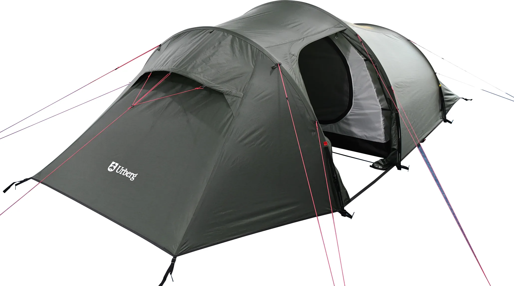 Urberg 3-Person Trekking Tunnel Tent 2,0 Kombu Green