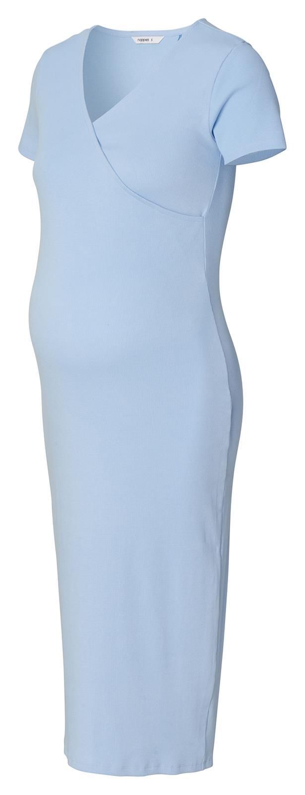 Noppies Maternity Jurk met voedingsfunctie Soiree - Light Sky