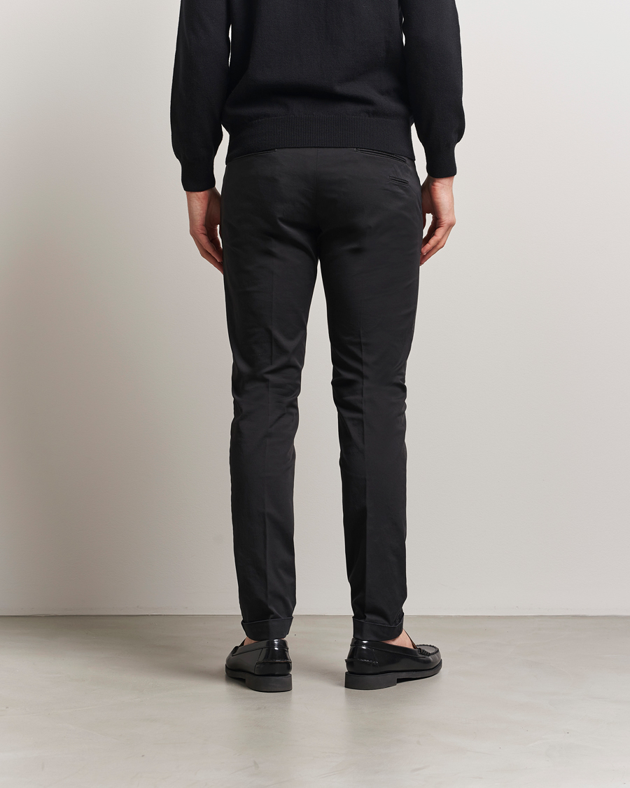 Briglia 1949 Slim Fit Cotton Chinos Black