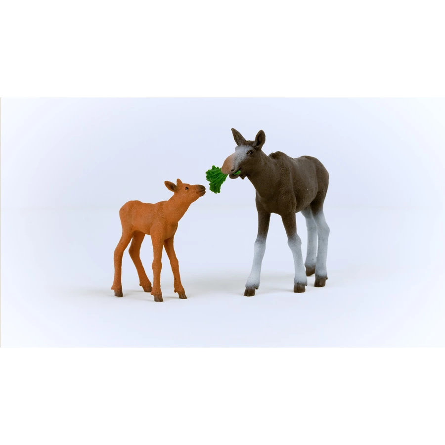 schleich® Elchkuh mit Kalb 42629