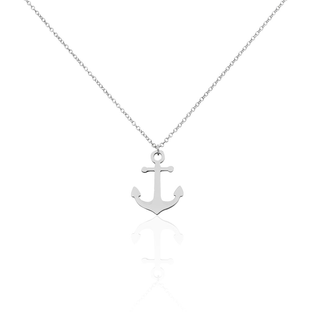 Collier Sacha Argent Blanc