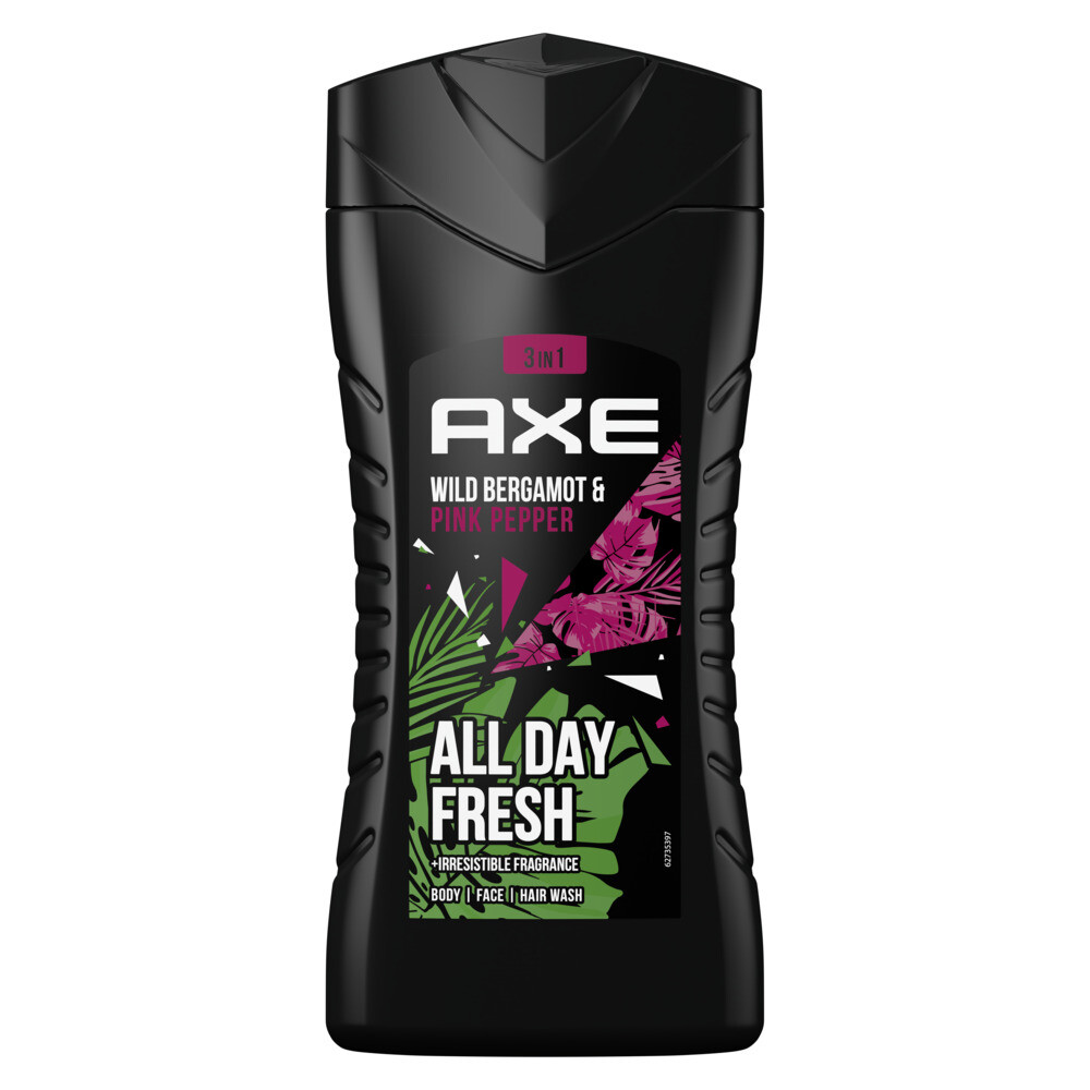 Axe 3-in-1 Douchegel Wild Fresh Bergamot & Pink Pepper250 ml