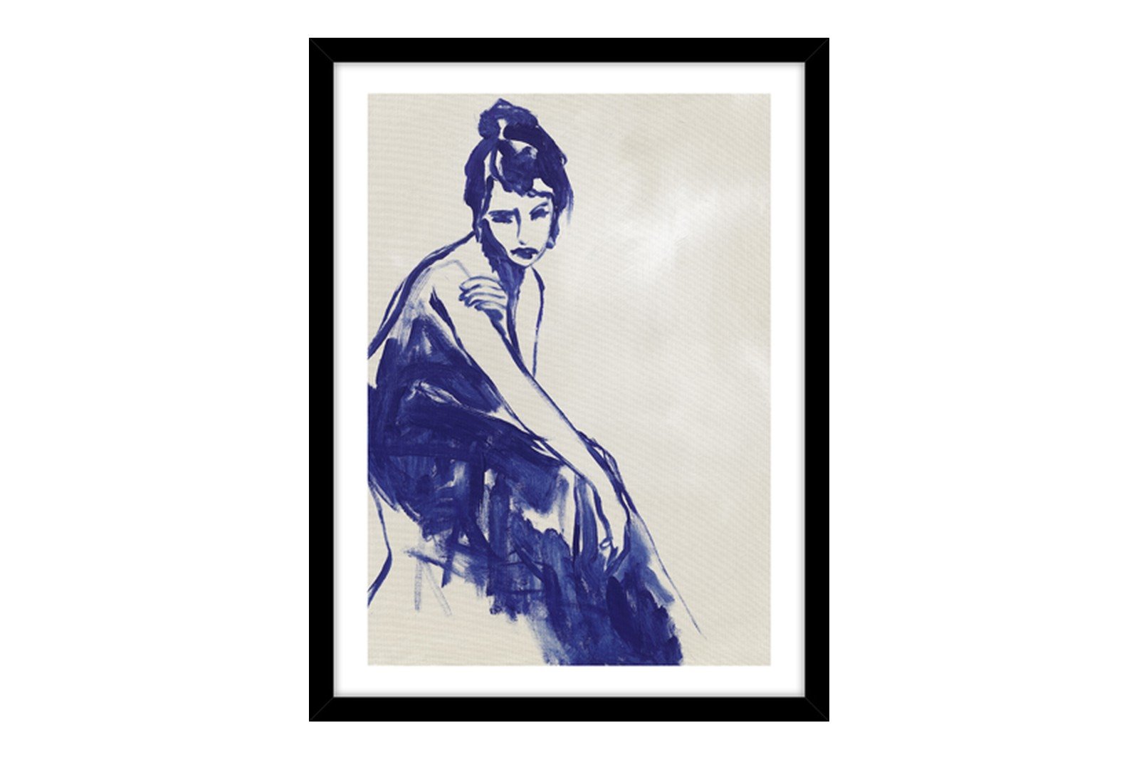 Just A Little While 30x40 cm Black Frame