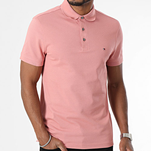 Polo Manches Courtes Slim 1985 7771 Rose