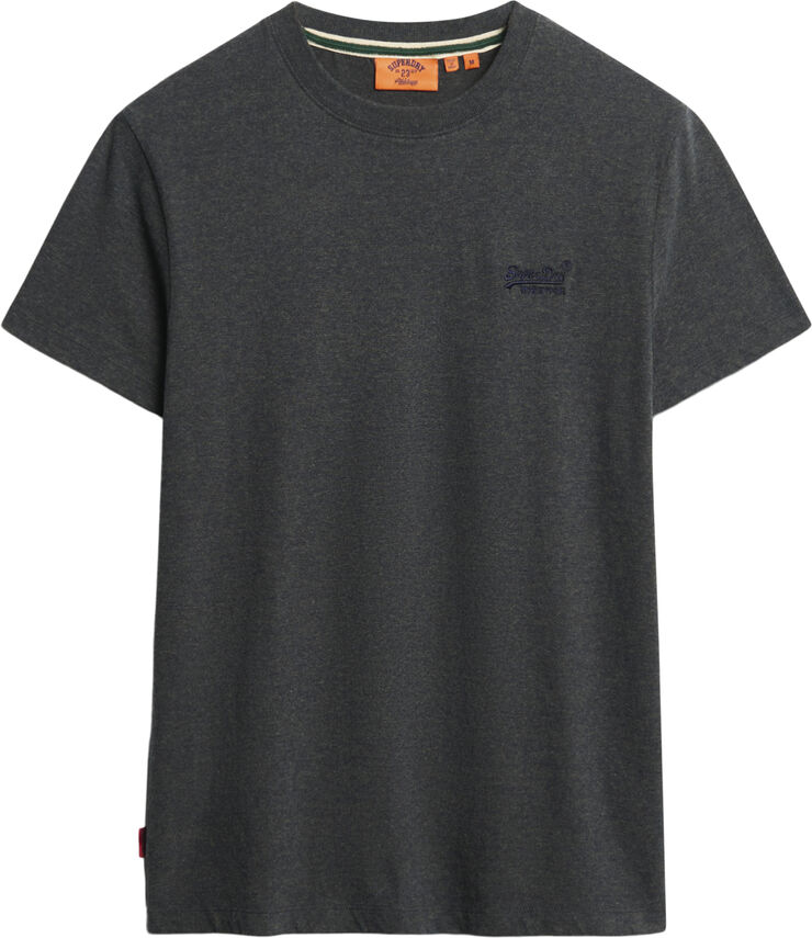Superdry ESSENTIAL LOGO EMB TEE Eclipse navy/olive feeder