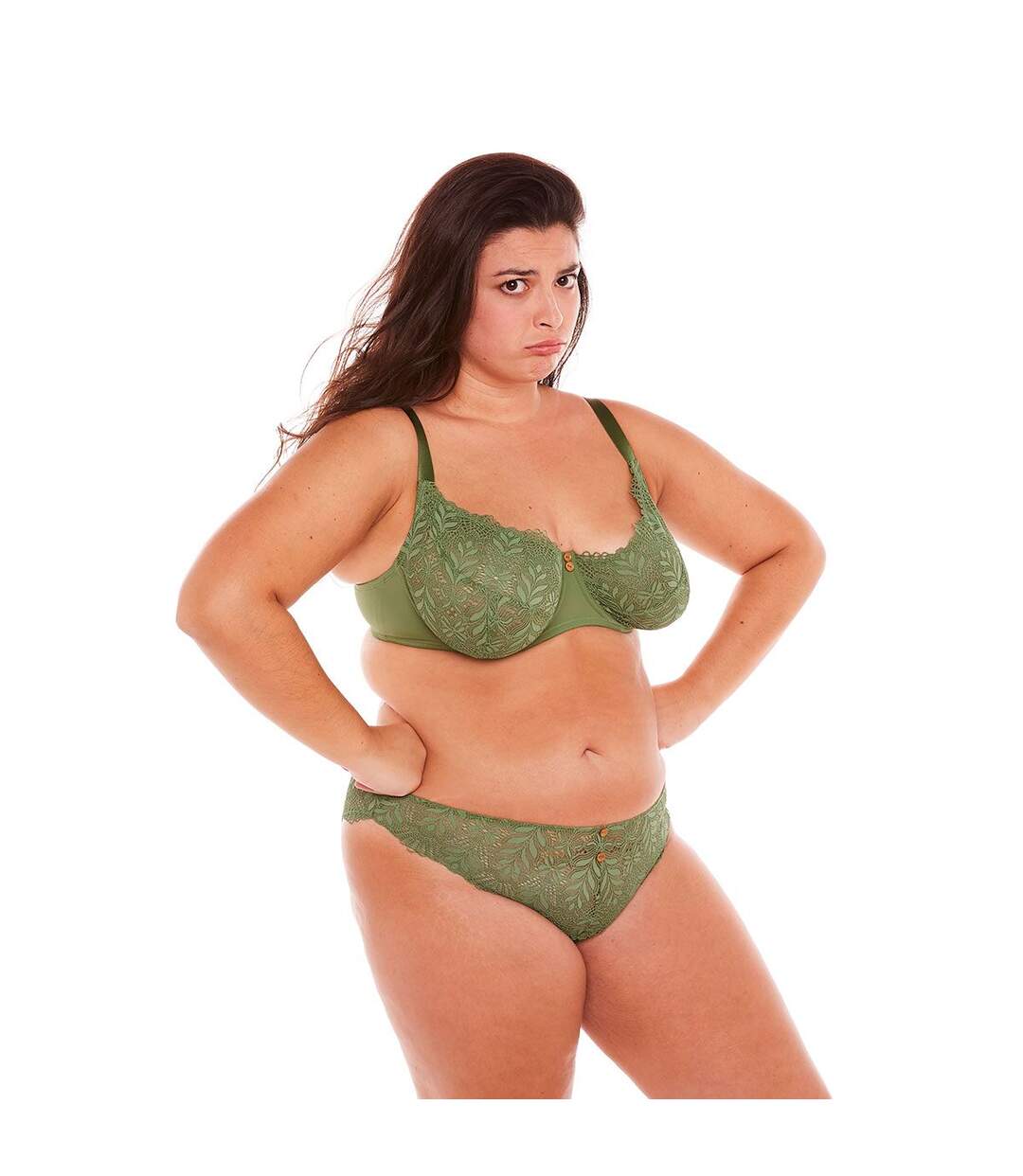 Soutien-gorge grand maintien vert Olive