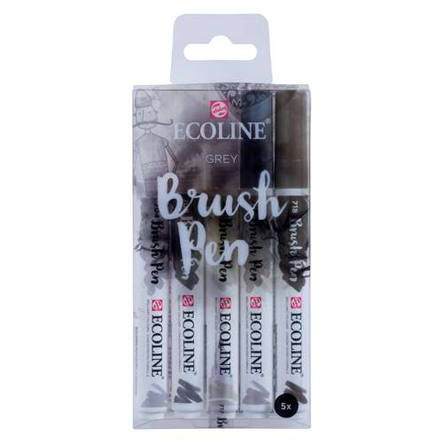 Talens ECOLINE® Brush Pen Marker-Sets, 5er