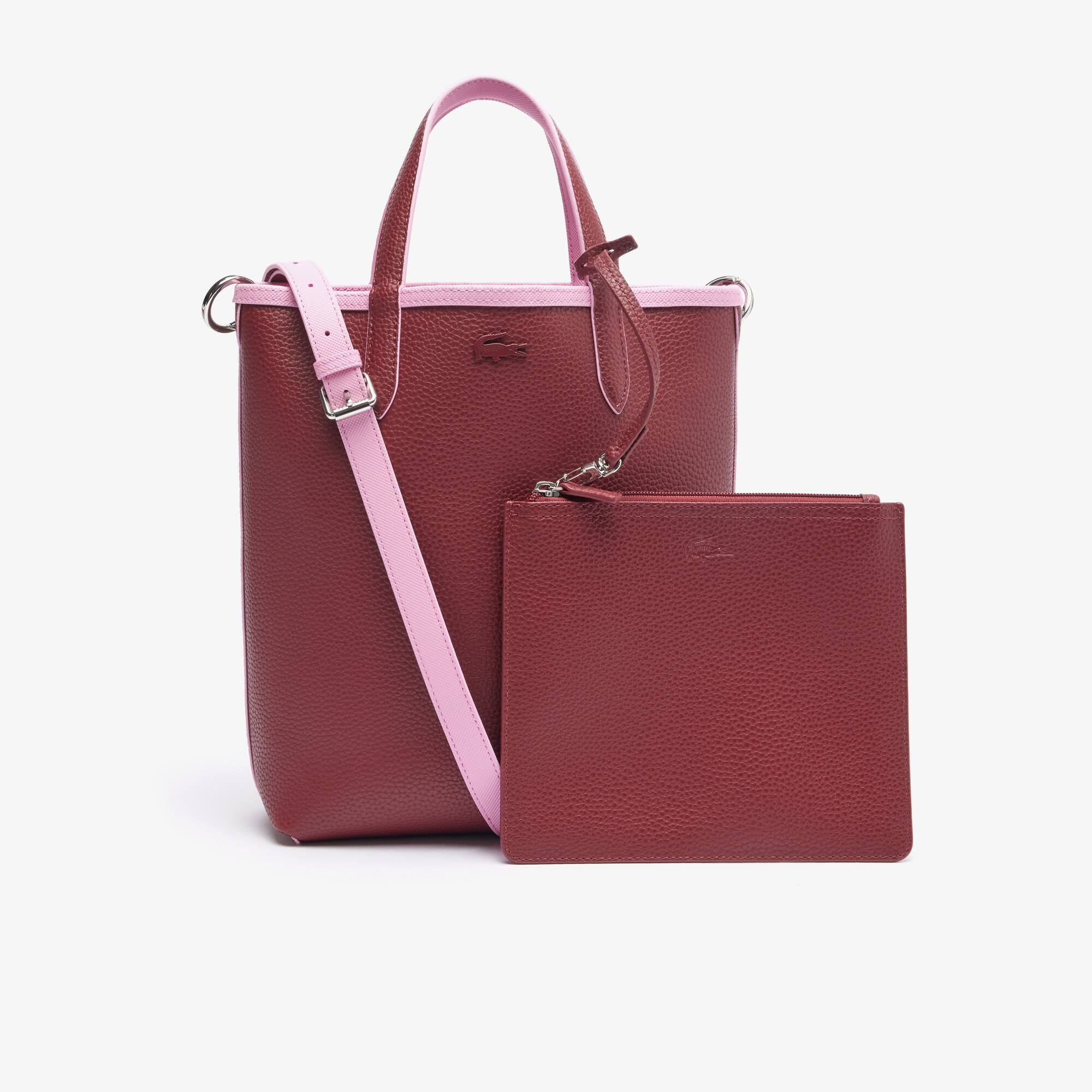 Wendbare Damen ANNA Tote Bag aus Canvas Taschen - Rosa - Lacoste - Damen