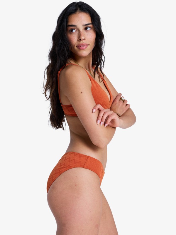 Current Coolness Moderate Bas de maillot de bain classique Orange Femme