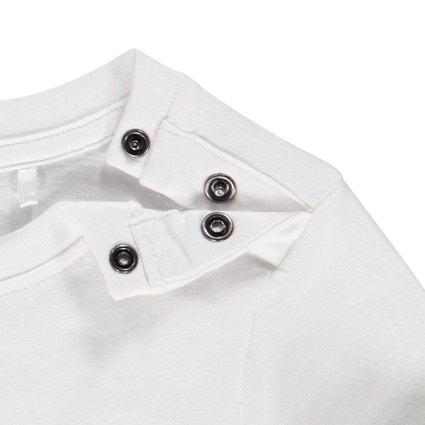 T-shirt manches courtes avec print fantaisie pour bébé garçon - Blanc